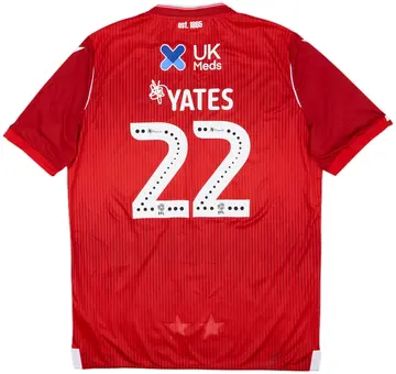 2019-20 Nottingham Forest Home Shirt Yates #22 - 10/10 - (4XL)