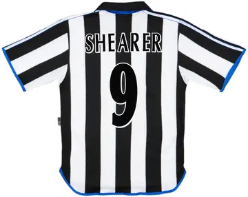 1999-00 Newcastle Home Shirt Shearer #9 - 10/10 - (S)