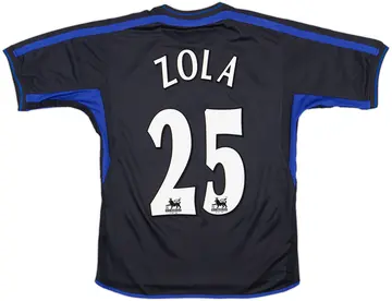 2002-04 Chelsea Away Shirt Zola #25 - 10/10 - (S)
