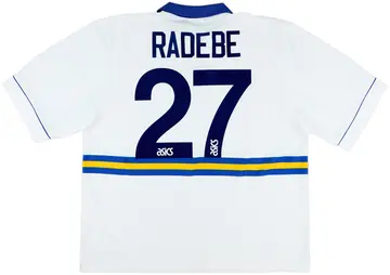 1993-95 Leeds United Home Shirt Radebe #27 - 10/10 - (XXL)