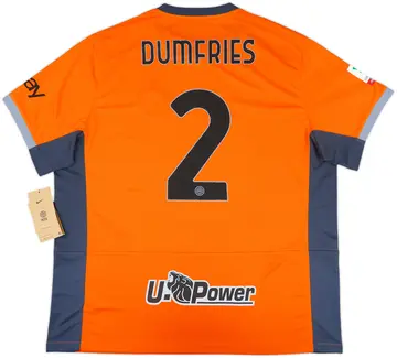 2023-24 Inter Milan Third Shirt Dumfries #2 (XXL)