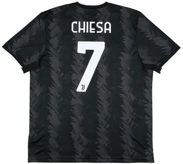 2022-23 Juventus Away Shirt Chiesa #7 - 10/10 - (XL)
