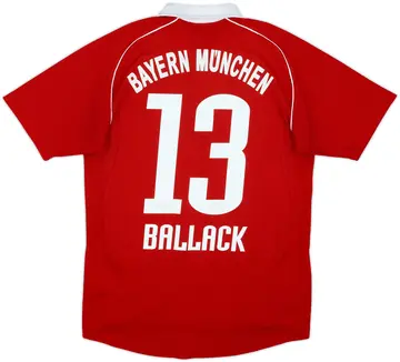 2005-06 Bayern Munich Home Shirt Ballack #13 - 10/10 - (XL.Boys)