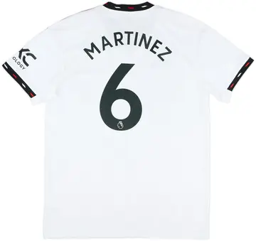 2022-23 Manchester United Away Shirt Martinez #6 - 10/10 - (L)