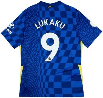 2021-22 Chelsea Home Shirt Lukaku #9 - 10/10 - (M)
