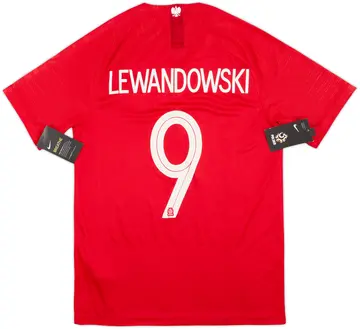 2018-19 Poland Away Shirt Lewandowski #9 (S)