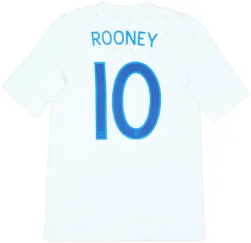 2010-11 England Home Shirt Rooney #10 (M)
