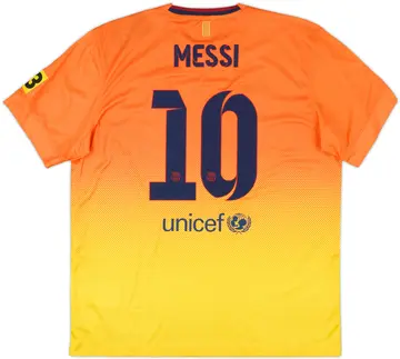 2012-13 Barcelona Away Shirt Messi #10 (XL)