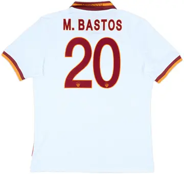 2013-14 Roma Player Issue Away Shirt M.Bastos #20 (3XL)