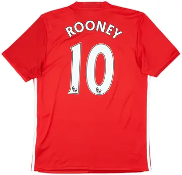 2016-17 Manchester United Home Shirt Rooney #10 (M)