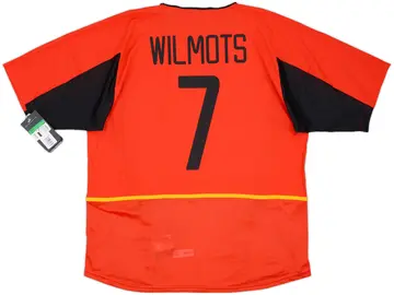 2002-04 Belgium Home Shirt Wilmots #7 (XL)