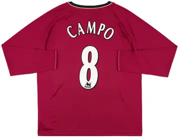 2006-08 Bolton Away L/S Shirt Campo #8 (XL)