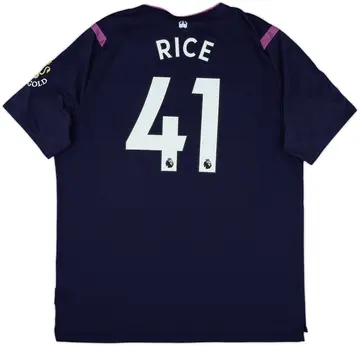 2019-20 West Ham Third Shirt Rice #41 (XXL)