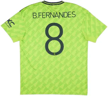 2022-23 Manchester United Third Shirt B.Fernandes #8 - 10/10 - (L)