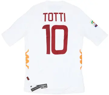 2011-12 Roma Away Shirt Totti #10 (XL)