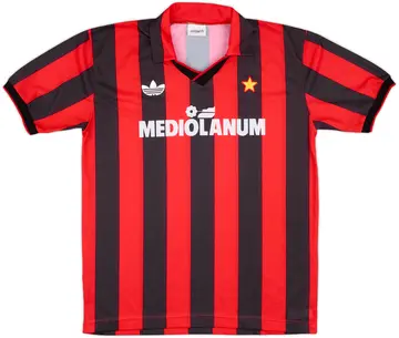 1990-91 AC Milan Home Shirt - 10/10 - (M)