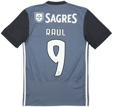 2017-18 Benfica Away Shirt Raul #9 - 10/10 - (XS)