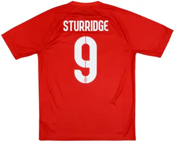 2014-15 England Away Shirt Sturridge #9 - 10/10 - (M)