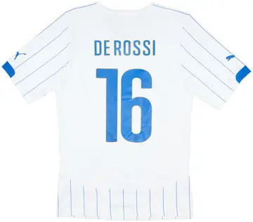 2016-17 Italy Player Issue (ACTV Fit) Away Shirt De Rossi #16 (XXL)