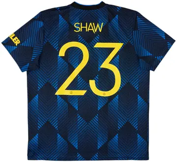 2021-22 Manchester United Third Shirt Shaw #23 - 10/10 - (XL)