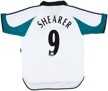 1999-00 Newcastle Away Shirt Shearer #9 - 10/10 - (M)