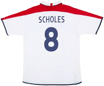 2003-05 England Home Shirt Scholes #8 - 10/10 - (XL)