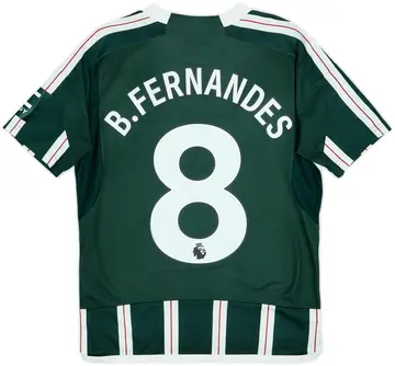 2023-24 Manchester United Away Shirt B.Fernandes #8 - 10/10 - (L.Boys)