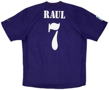 2002-03 Real Madrid Centenary Third Shirt Raul #7 (XL)