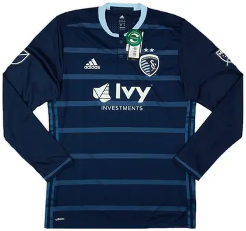2016 Sporting Kansas City Authentic Away L/S Shirt (L)
