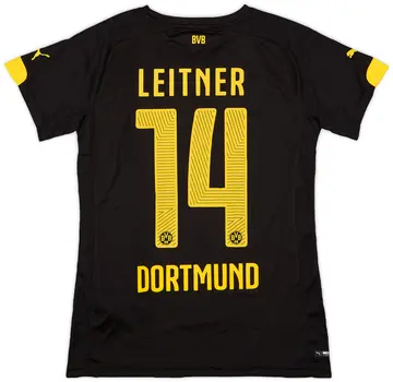 2014-16 Borussia Dortmund Away Shirt Leitner #14 (Women's S)