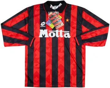 1993-94 AC Milan Home L/S Shirt (L)