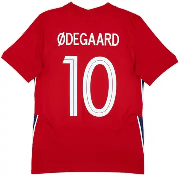 2020-22 Norway Home Shirt Odegaard #10 - 10/10 - (S)