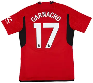 2023-24 Manchester United Home Shirt Garnacho #17 - 10/10 - (L)