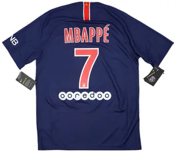 2018-19 Paris Saint-Germain Home Shirt Mbappe #7 (M)