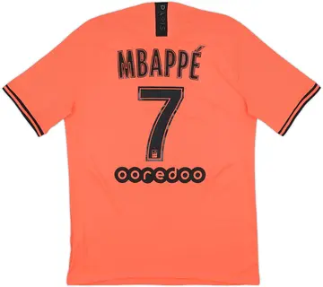 2019-20 Paris Saint-Germain Authentic Away Shirt Mbappe #7 - 10/10 - (M)