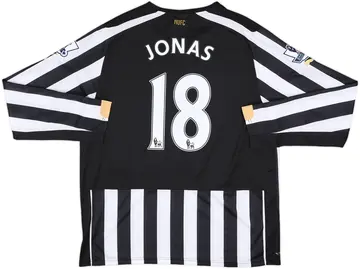 2014-15 Newcastle Home L/S Shirt Jonas #18 (L)