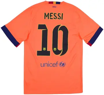 2014-15 Barcelona Away Shirt Messi #10 - 10/10 - (S)