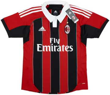 2012-13 AC Milan Home Shirt (XL.Boys)