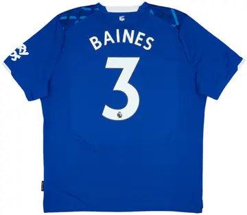 2019-20 Everton Home Shirt Baines #3 - 10/10 - (XXL)