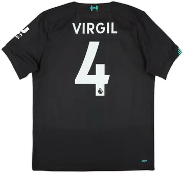 2019-20 Liverpool Third Shirt Virgil #4 - 10/10 - (M)