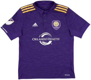 2016 Orlando City Home Shirt - 10/10 - (L.Boys)