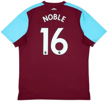 2017-18 West Ham Home Shirt Noble #16 - 10/10 - (XXL)