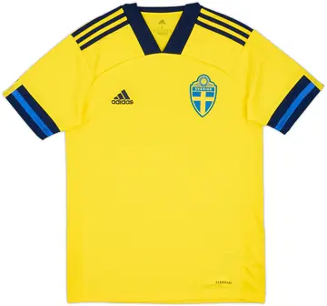 2020-21 Sweden Home Shirt - 10/10 - (S)