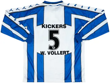 1998-00 Stuttgarter Kickers Home L/S Shirt W. Vollert #5 (XL)