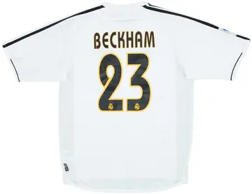 2003-04 Real Madrid Home Shirt Beckham #23 (S)