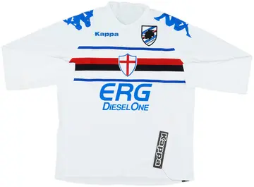 2007-08 Sampdoria Player Issue Away L/S Shirt (XL)