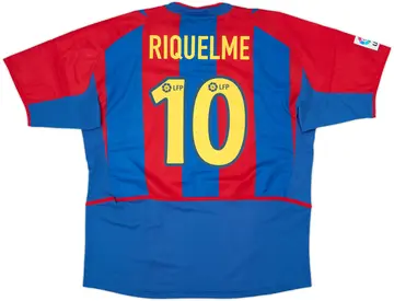 2002-03 Barcelona Home Shirt Riquelme #10 (XL)