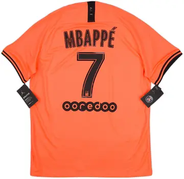 2019-20 Paris Saint-Germain Away Shirt Mbappe #7 (L)