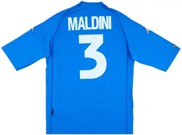 2000-01 Italy Home Shirt Maldini #3 (XXL)