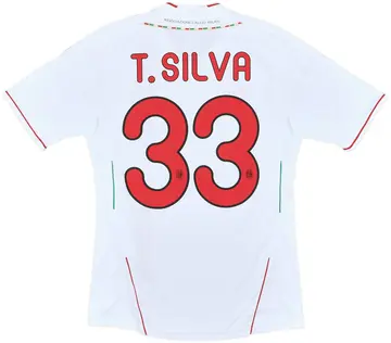 2011-12 AC Milan Away Shirt T.Silva #33 (S)